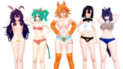 5girls big_breasts breasts buffpup_(vtuber) busty female_only fishnet_bra genderswap indie_virtual_youtuber koikatsu lyn_mametchi multiple_girls muscular_female panties renhentai rosedoodle_(vtuber) rule_63 shinect_(callie_forniya) small_breasts snuffy virtual_youtuber vrchat vrchat_avatar vtuber