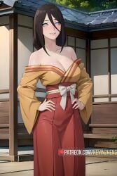 1girls ai_generated arms_at_sides artist_name bare_chest bare_legs bare_shoulders bare_thighs belt big_breasts blush boruto:_naruto_next_generations breasts brown_hair busty clothed_female clothing curvaceous female female_only front_view huge_breasts hyuuga_hanabi kevin_zheng kimono legs_together long_hair looking_at_viewer low-tied_long_hair low_ponytail miniskirt nai_diffusion naruto naruto_(series) no_bra no_bra_under_clothes nose_blush obi open_clothes open_kimono oppai patreon_username pink_lips pinup pupilless_eyes revealing_clothes ribbon sash skimpy skimpy_clothes skindentation skirt smooth_skin solo solo_focus stable_diffusion standing text thick_thighs thighs upper_body url very_long_hair violet_eyes voluptuous watermark web_address wide_hips wide_sleeves yukata