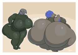 anthro anthro_female big_ass big_breasts breasts bubble_butt grayguava huge_ass thick_thighs wide_hips