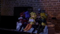 5girls bonfie bonfie_(cryptia) bonnie_(cally3d) bonnie_(fnaf) chica_(cally3d) chica_(fnaf) chiku fap_nights_team females females_only fexa fexa_(cryptia) five_nights_at_freddy's foxy_(cally3d) foxy_(fnaf) freddy_(fnaf) fredina's_nightclub fredina_(cally3d) frenni_fazclaire golden_freddy_(fnaf) golden_fredina_(cally3d) multiple_girls tagme type_0