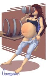 belly_expansion bloated bloated_belly bloated_stomach bloated_tummy stuffed_belly zapzapg8