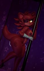 1girls big_ass big_butt breasts fap_nights_team fexa fexa_(cryptia) five_nights_at_freddy's foxy_(cally3d) foxy_(fnaf) fredina's_nightclub nude_female pole solo tagme