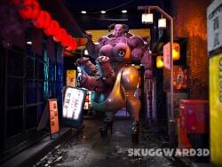3d 3d_(artwork) animal_genitalia_on_humanoid balls demon demon_girl demon_horns extreme_muscles female futanari glowing_eyes horns horse_penis horsecock horsecock_futa horsecock_on_humanoid huge_balls huge_cock hyper hyper_balls hyper_genitalia hyper_muscles hyper_penis hyper_testicles intersex monster monster_cock monster_girl multi_genitalia multi_penis muscles penis pierced_genitals pierced_nipples piercing piercings public public_nudity purple_body purple_skin tall tall_female testicles triphallia yellow_eyes
