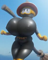 1girls 3d 3d_(artwork) 5_fingers anthro anthrofied areola areolae ass belly belly_button big_ass big_breasts big_butt black_eyes black_sclera black_skin blue_background breast_expansion breast_inflation breasts broom butt chubby_female cleavage dig_dug erect_nipples female female_only goggles halloween huge_breasts humanoid large_ass large_breasts large_butt latex_bodysuit latex_boots latex_gloves mouthless navel nipple_bulge nipples no_mouth pooka_(dig_dug) raikovjaba simple_background sky solo solo_female spooka_(raikovjaba) surprised thick thick_ass thick_thighs thighs voluptuous wide_eyed wide_hips witch_hat yellow_skin