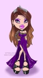 1girls big_head bimbo_lips bratz bratz_face bratzification dollification female high_heels huge_ass huge_breasts implied_transformation kittymellow lips makeup post_transformation revealing_clothes tagme thick_lips thick_thighs transformation wide_hips