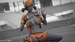 3d 4k ahe_gao blender fastball fortnite gamir_sfm greyscale nude_female partially_colored ripped_clothing spread_legs tagme