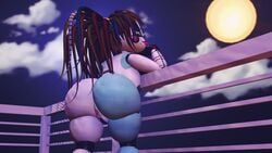 1girls 3d ass_up baby_(fnafsl) chilling circus_baby circus_baby_(fnaf) female female_only five_nights_at_freddy's looking_away naked naked_female night nude nude_female rckke scrap_baby scrap_baby_(fnaf) scrap_baby_(rckke) sky smiling solo solo_female