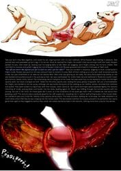 1boy 2girls anal_vore artca9 balls bestiality comic ffm_threesome mononoke_hime nipples penis princess_mononoke san studio_ghibli testicles vore zoophilia