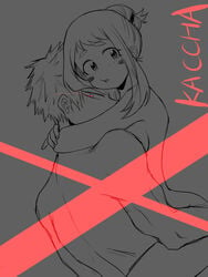 1girls cowgirl_position female grchloex katsuki_bakugou my_hero_academia nude ochako_uraraka straight