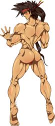 ass guilty_gear guilty_gear_xrd male_only muscular sol_badguy thick