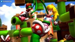 2girls 3d 60fps animated blindfold blonde_hair blue_eyes bondage clothing crown earrings fellatio female freckles jewelry mario_(series) mario_kart nintendo onmodel3d oral oral_penetration piranha_plant princess_daisy princess_peach rape self_upload shorter_than_30_seconds sound tan_skin tentacle tentacle_in_mouth tentacle_rape tentacle_sex tentacles tongue_out video vines