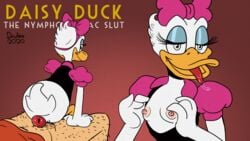 1boy 1boy1girl 1girls animated anthro anus ass beagle_boys breasts daisy_duck disney dog_penis drool drooling drules_(artist) duck female hairbow half-closed_eyes nymphomania open_shirt small_breasts smile smirk soft_feathers tease teasing tongue tongue_out