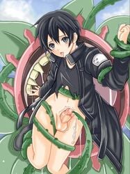 black_hair cum fucked_silly gay grey_eyes kirigaya_kazuto kirito male_only male_urethral_insertion miyatokun rape restrained shaking_legs sword_art_online tentacle tentacle_in_penis tentacle_in_urethra tentacle_nodules tentacle_on_male tentacle_rape tentacle_suspension throbbing_balls throbbing_penis torn_clothes twink urethral urethral_insertion urethral_penetration yaoi