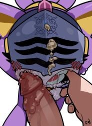 ahegao armor blaze_the_cat blush breasts catgirl face face_hidden facial female helmet knight open_mouth pov sir_percival_(sonic_and_the_black_knight) small_breasts sonic_(series) thumb_in_mouth