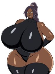 shihouin yoruichi from bleach by momiji (artist)