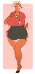 carol the antelope from johnny bravo (series) by spongebandimark