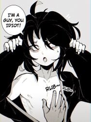 1boy femboy ghoul johann_the_butcher kinksani male male_only pale-skinned_femboy pale_skin sanikink_(artist) tagme virtual_youtuber vtuber