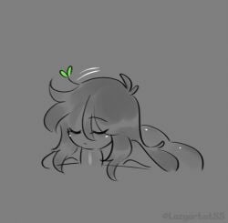 1boy 1girls animated ass blowjob dick excited female happy_sex heart-shaped_pupils hearts_around_head lazyartistss nude nude_female sprout