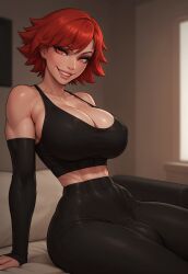 1futa ai_generated ass balls big_ass big_breasts big_butt big_hips big_penis breasts cleavage confined_with_goddesses dick dickgirl eyebrows eyelashes futa_only futanari grin grinning grinning_at_viewer hair hands-free huge_cock indoors intersex lips long_hair looking_at_viewer makeup muscular muscular_futa narrow_waist narrowed_eyes nose penis red_eyes red_hair sarena_(confined_with_goddesses) seducing seductive seductive_eyes seductive_gaze seductive_look seductive_mouth seductive_pose seductive_smile short_hair smile smile_at_viewer smiley_face smooth_balls smooth_penis smooth_skin solo solo_dickgirl solo_focus solo_futa testicles velonix