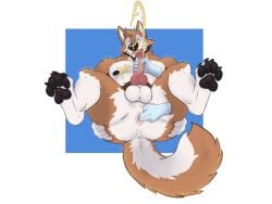 anal anal_sex animal_genitalia animal_penis anthro anus ass balls beard belly big_balls big_butt bodily_fluids body_hair butt_grab canid canine canine_genitalia canine_penis canis disembodied_hand domestic_dog facial_hair fingering front_view genital_fluids genitals ghost_hand hand_on_butt hi_res humanoid_genitalia humanoid_penis husky huskyralvar hybrid_genitalia hybrid_penis knot knotted_humanoid_penis knotted_penis lying male mammal nipples nordic_sled_dog on_back pawpads paws peeing penetration penis piercing ralvar saggy_balls sheath slightly_chubby solo spitz tail tongue tongue_out urine watersports