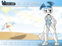 female jenny_wakeman mlaatr my_life_as_a_teenage_robot swimsuit tagme xj-9