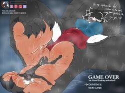 5_toes ahe_gao anthro badger big_dom_small_sub big_feet big_tail blush bodily_fluids breasts clothing corruption cum cum_on_feet cum_on_leg cum_on_penis cum_on_self degradation dominant duo ejaculation excessive_sweat feet futanari game_over gameplay_mechanics genital_fluids genitals grin herm hi_res honey_badger humiliation humiliation_fetish intersex intersex/male looking_pleasured lying lying_on_feet male mammal mephitid mustelid musteline on_back penis size_difference skunk smile soaked soles spicyocean status_effect sweat sweat_string sweatdrop sweaty_arms sweaty_body sweaty_breasts sweaty_clothing sweaty_crotch sweaty_face sweaty_feet sweaty_genitalia sweaty_legs sweaty_penis sweaty_thighs tail toes tongue tongue_out