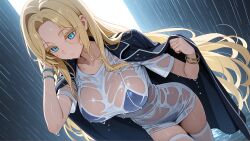 100_kanojo 1girls ai_generated best_girl cunt female hoyoai kimi_no_koto_ga_dai_dai_dai_dai_daisuki_na_100-nin_no_kanojo tagme the_100_girlfriends_who_really_really_really_really_really_love_you utsukushisugi_mimimi wet wet_body wet_clothes