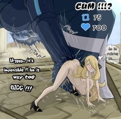 2025 balls big_balls big_penis blonde_hair blush breasts cynthia_(pokemon) dialga dialogue duo english_text female female_penetrated feral feral_penetrating feral_penetrating_human generation_4_pokemon genitals hair hi_res huge_balls human human_on_feral human_penetrated hypertron interspecies legendary_pokemon long_hair male male/female male_penetrating male_penetrating_female mammal nintendo nipples nude penetration penis pokemon pokemon_(species) pokemon_champion pokephilia sex stomach_bulge text zoophilia