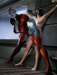 1boy 1girls 3d 3d_(artwork) alien alien_girl alien_humanoid asari big_boobs big_breasts bigger_female boobs breasts clothed clothed_female_nude_male commission crossover cum cum_inside female femdom helldiver_(helldivers) helldivers helmet_only human human_male larger_female male mass_effect milf rape reverse_rape samara sex shorter_male smaller_male smitty34 taller_female taller_girl