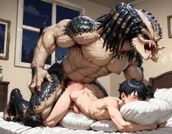 2boys abs age_difference ai_generated alien anal anal_sex balls bara big_balls big_dom_small_sub big_muscles big_nipples big_pecs big_penis booster_rex daddy dilf dominant dominant_anthro dominant_male domination duo ejaculation erect_nipples erection gay huge_balls huge_cock huge_muscles huge_nipples huge_pecs human human_on_alien human_penetrated humansub hunk interspecies larger_anthro larger_male male male/male male_only male_penetrated male_penetrating male_penetrating_male masturbating_while_penetrated masturbation muscular muscular_anthro navel nipples nude older_anthro older_dom_younger_sub older_humanoid older_male older_male_and_younger_male older_on_young older_penetrating_younger orange_body pecs penis predator predator_(franchise) sex sharp_teeth size_difference smaller_human smaller_male smaller_penetrated tendrils xenophilia yaoi yautja younger_human younger_male younger_penetrated