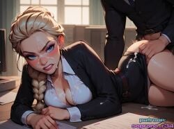 elsa (frozen) from frozen (film) by soprano r34