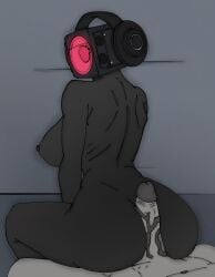 dark_skin female female_focus large_breasts robot_girl speakerwoman_(skibidi_toilet)