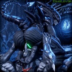 excella from alien (franchise) by thekidxeno
