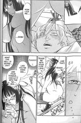 69 bisexual bondage comic cunnilingus english_text femdom hard_translated high_heels highres jpeg_artifacts malesub manga medical monochrome niiba_kiyoharu nipples penis pink_sniper right_to_left sakurai_haruna scan shoes straight testicles thighhighs translated yonekura_kengo