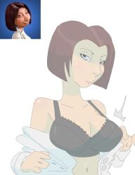 big_breasts big_titties brown_hair colette_tatou curvaceous curvaceous_female curvaceous_figure disney female female_focus female_only looking_at_viewer pixar ratatouille short_hair tumorterrors underwear
