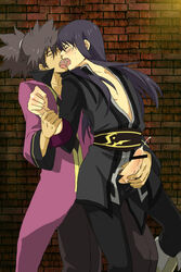 2boys gay handjob male penis raven_(tov) standing tagme tales_of_(series) tales_of_vesperia yaoi yuri_lowell