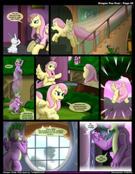 2013 angel_(mlp) clothes comic cum cutie_mark dragon dragon_you_over_(kitsune_youkai) equine erection female fluttershy_(mlp) friendship_is_magic green_eyes hair horse humiliation kitsune_youkai lagomorph male messy my_little_pony page_45 pegasus penis pink_hair pony rabbit shadow smooth_skin spike_(mlp) wings yellow_fur