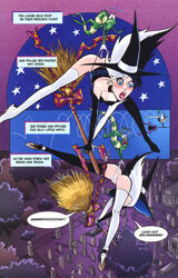 1girls accidental_exposure ass assisted_exposure black_dress broadsword_comics broom_riding broomstick cameltoe comic embarrassed embarrassed_nude_female enf erect_nipples eyeshadow female female_only high_heel_boots high_heels large_ass lipstick makeup nipple_bulge panties panty_pull pussy skirt skirt_lift spellarella tagme tarot:_witch_of_the_black_rose wedgie white_panties witch_broom witch_hat