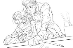 josuke higashikata from diamond is unbreakable by elna