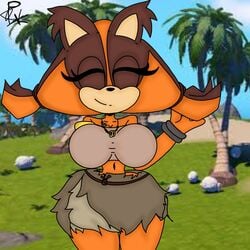 big_breasts furry sonic_(series) sonic_boom sticks_the_badger sticks_the_jungle_badger sticks_the_tejon xxpxx