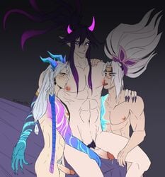 cum gay gay_domination league_of_legends penis spirit_blossom_series spirit_blossom_thresh spirit_blossom_yasuo spirit_blossom_yone thresh yaoi yasuo yone