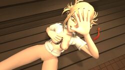 3d big_breasts breasts female female_focus female_only himiko_toga my_hero_academia render sauna sfm