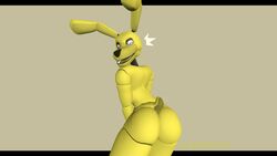 3d ambiguous_gender anthro ass elementz808 five_nights_at_freddy's inspired_by_acstlu looking_at_ass springtrap springtrap_(fnaf) tagme unknown_gender