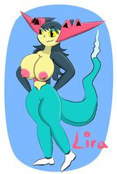 anthro dragapult kiut_arts lira_(kiut_art) pokemon