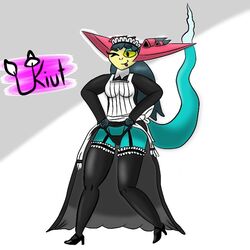 anthro dragapult kiut_arts lira_(kiut_art) pokemon