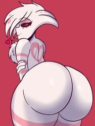 1boy angel_dust_(hazbin_hotel) ass big_ass big_butt femboy hazbin_hotel heart looking_at_viewer male male_only nathanatwar pinup presenting_hindquarters solo solo_male tagme tongue tongue_out vivienne_medrano whateverdoes