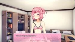 1boy 1girls a_month_with_natsuki accurate_art_style animated biting biting_neck bra comedy ddlc_text_box doki_doki_literature_club funny humor instant_orgasm lmao longer_than_30_seconds moaning mp4 music natsuki_(doki_doki_literature_club) offscreen_character offscreen_male sound source_request sprite_edit tagme the_bike underwear video