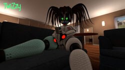 3d 3d_(artwork) anthro baby_(fnafsl) big_breasts circus_baby circus_baby_(fnaf) five_nights_at_freddy's green_eyes pussy rckke scrap_baby scrap_baby_(fnaf) scrap_baby_(rckke) shiny_eyes solo solo_female vibrator