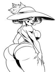 ass big_ass big_breasts big_butt bottom_heavy breasts bubble_butt disney disney_channel disney_xd eclipsa_butterfly fat_ass female female_only groove1121 huge_ass large_ass large_breasts looking_at_viewer looking_back monochrome pose posing star_vs_the_forces_of_evil thick_ass thick_thighs voluptuous white_female