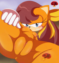 1girls cherrybomb female nipples nude pussy sega sonic_(series) sonic_the_hedgehog_(series) sonic_x-treme tagme tiara_boobowski